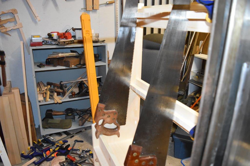 The Valley Woodworker Figuring out how to best hang the saws