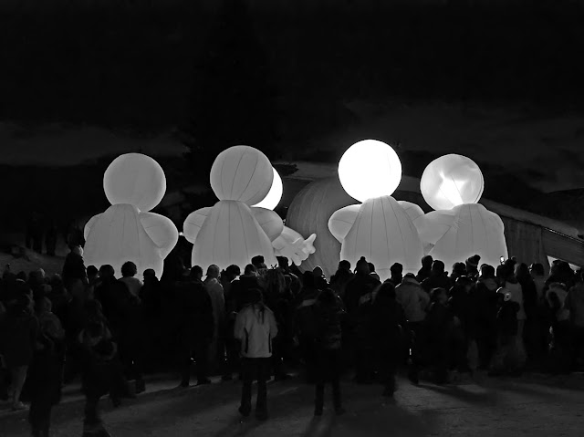 Avoriaz. Night animation program.