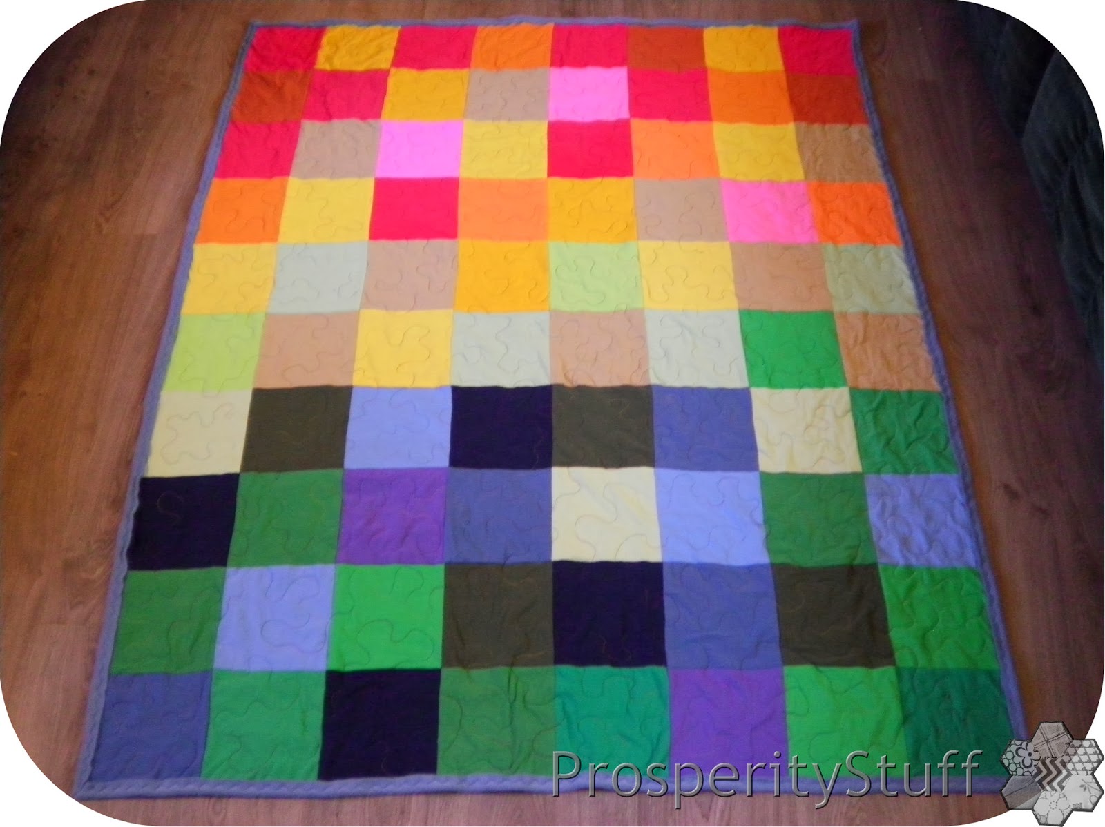 ProsperityStuff Quilts Fleece and TSHIRT Quilt