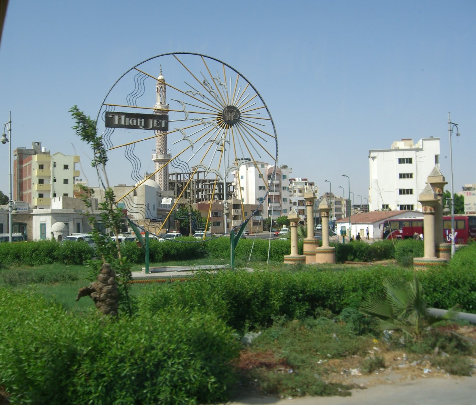 Город Хургада Египет Фото