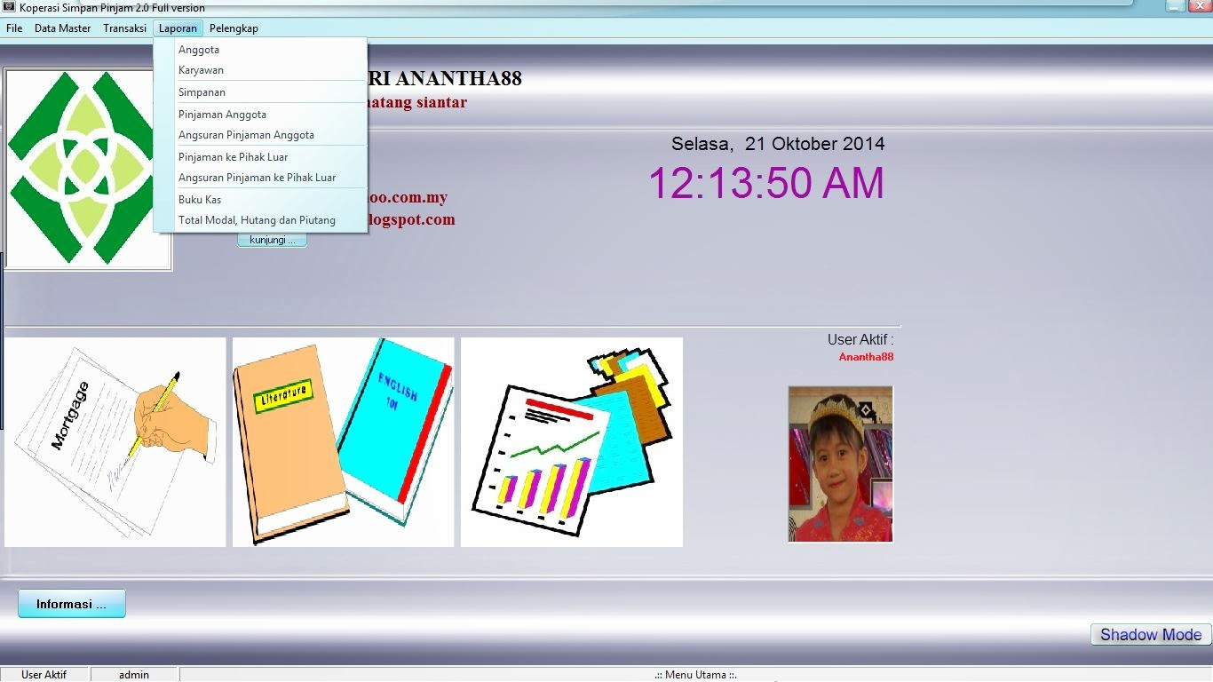 Aplikasi simpan pinjam
