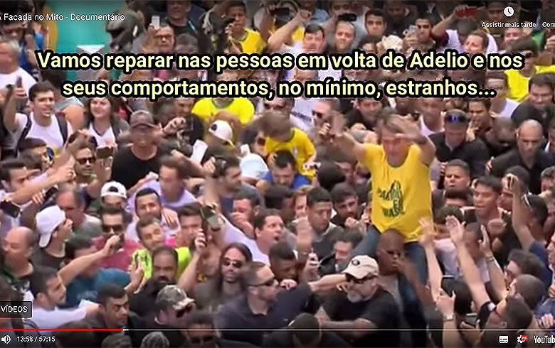 Documentário no YouTube levanta dúvidas e suspeitas sobre a facada em Bolsonaro