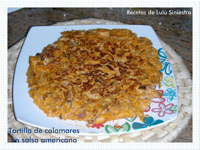 Tortilla De Calamares En Salsa Americana