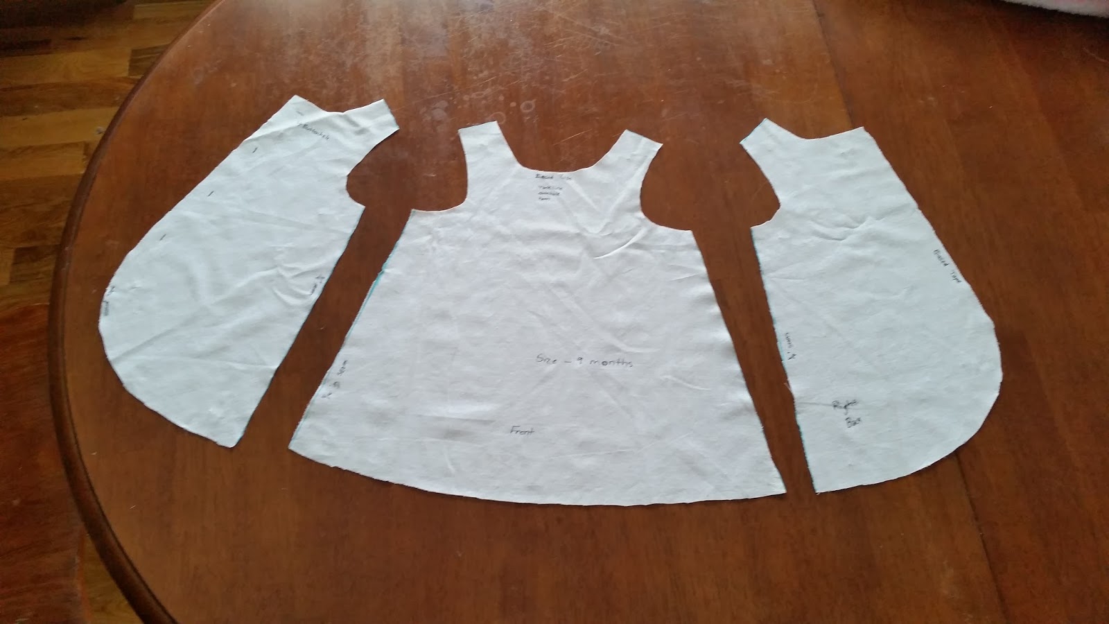 A Working Pantry Making a Pattern from a Garment