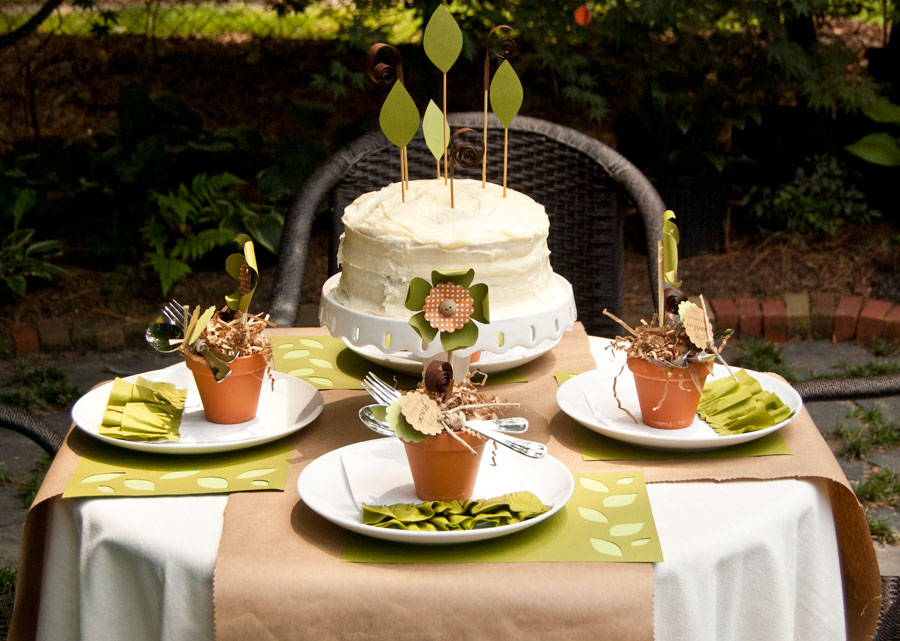 Party Frosting Garden/Planting party ideas/inspiration