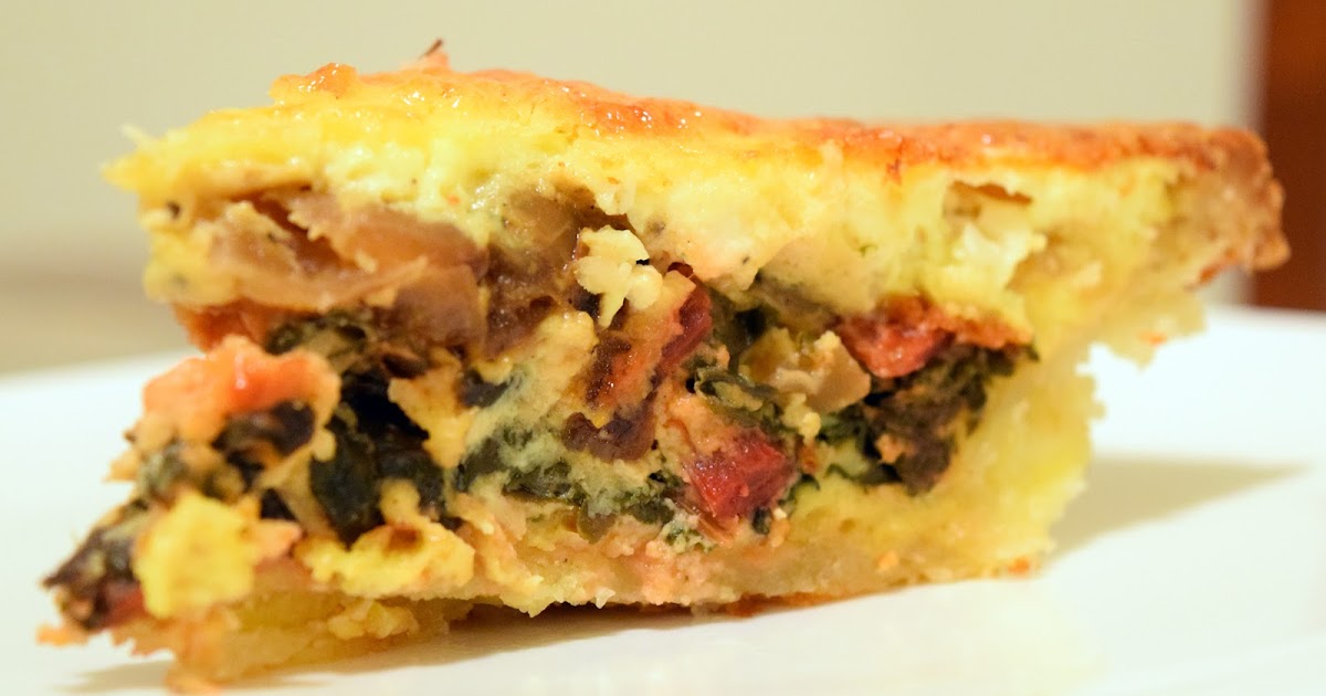 The Joyous Kitchen Chard and Beer Caramelized Onion Quiche