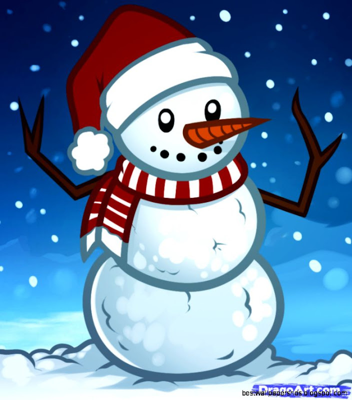 How to Draw a Christmas Snowman Step by Step Christmas Stuff How to Draw a Christmas Snowman Step by Step Christmas Stuff