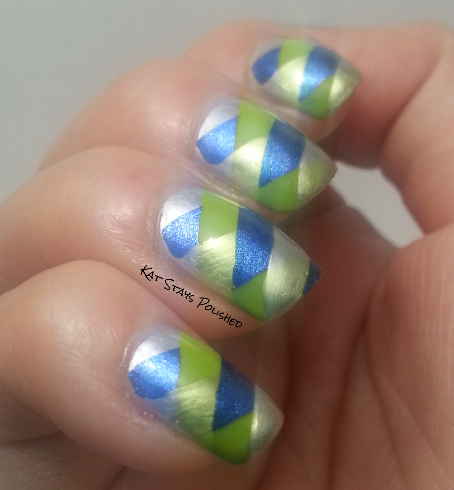 Kat Stays Polished Beauty Blog with a Dash of Life Braid Nail Art