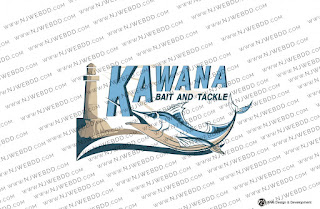 ออกแบบโลโก้สวยๆ Kawana Bait & Tackle