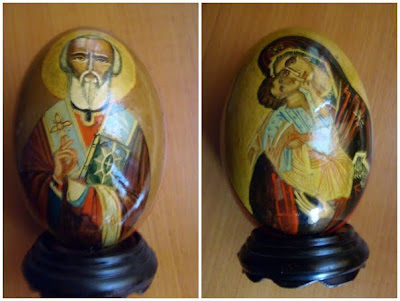 Sfantul Nicolae si Maica Domnului cu pruncul