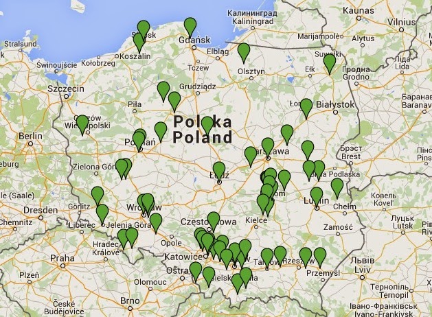 Mapa Aniołków Oliwia Art Deko