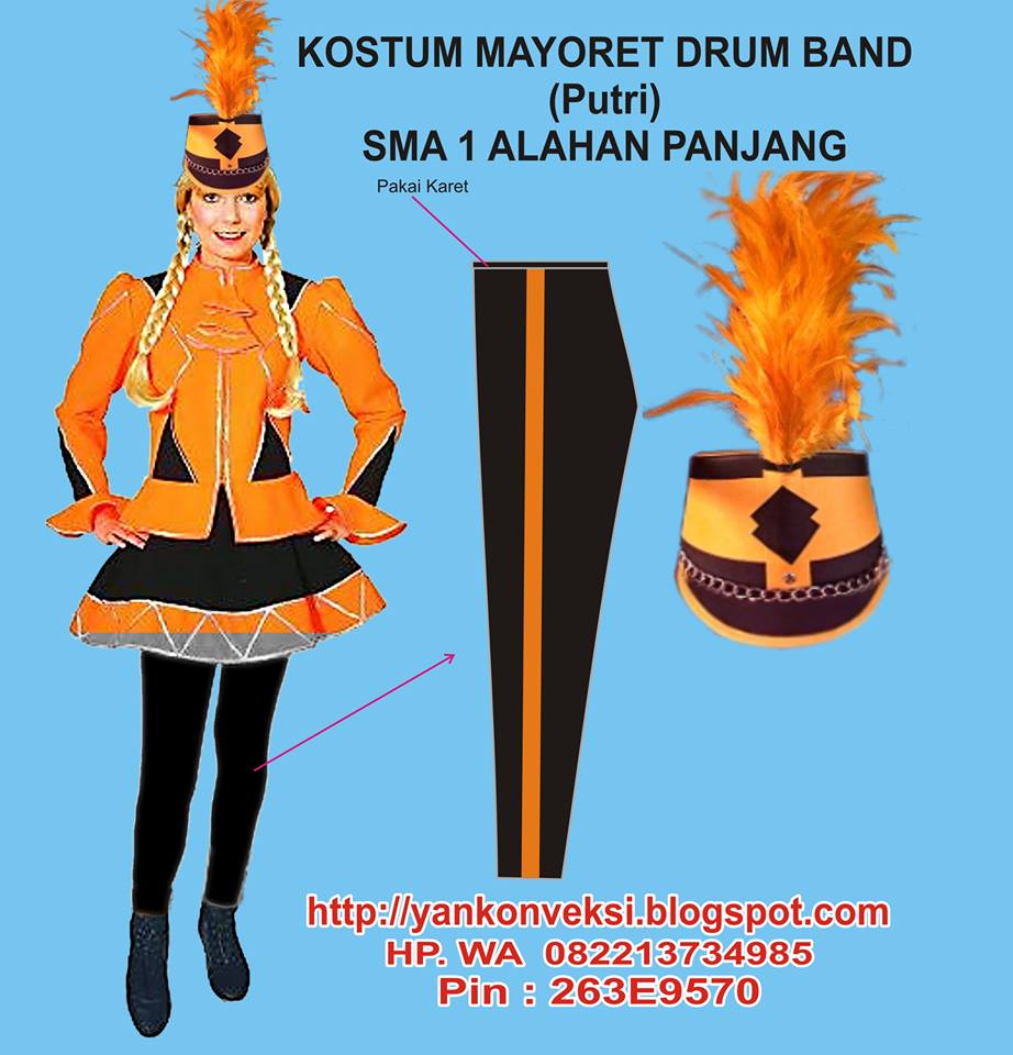 PESAN KOSTUM DRUM BAN MARCHING BAND DI SINI