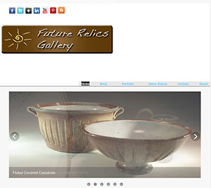 Future Relics Pottery webpage by Lori Buff 