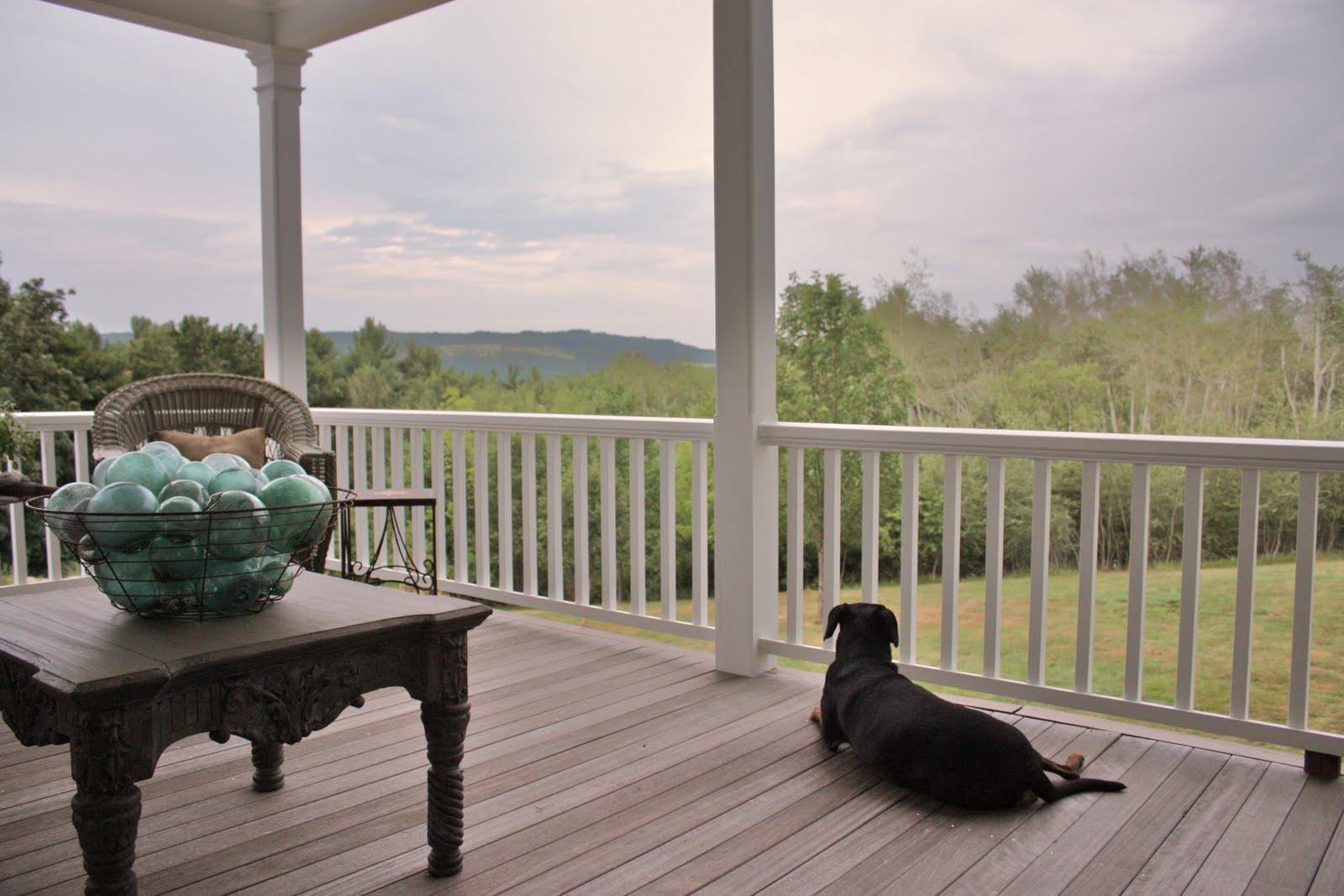 for the love of a house the upstairs porch