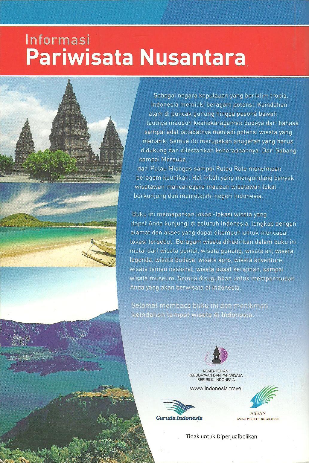 Itineraryku: Buku Informasi Pariwisata Nusantara