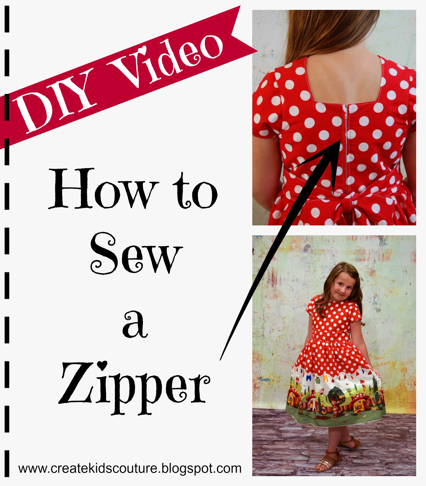 Create Kids Couture Zipper Video