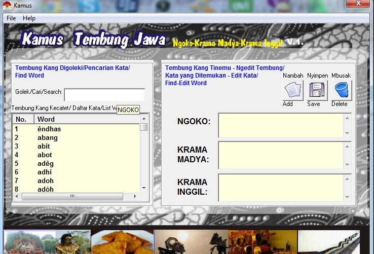 Download Kamus Bahasa Jawa