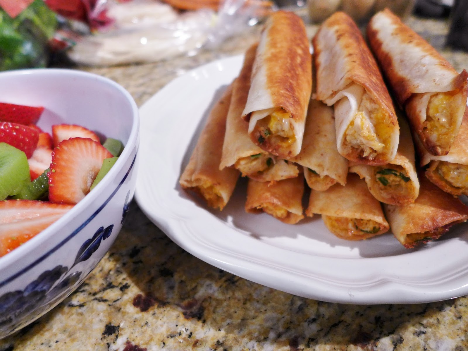 Dimples & Delights Cream Cheese Chicken Taquitos