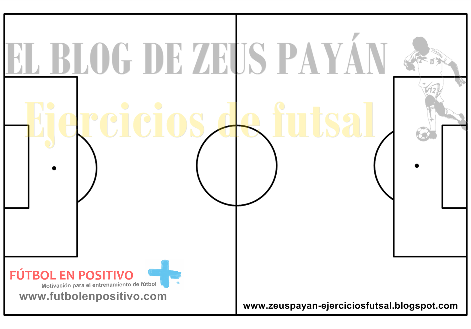 Pizarra táctica imprimible - FÚTBOL ~ El blog de Zeus Payán / Ejercicios de  fútbol-sala