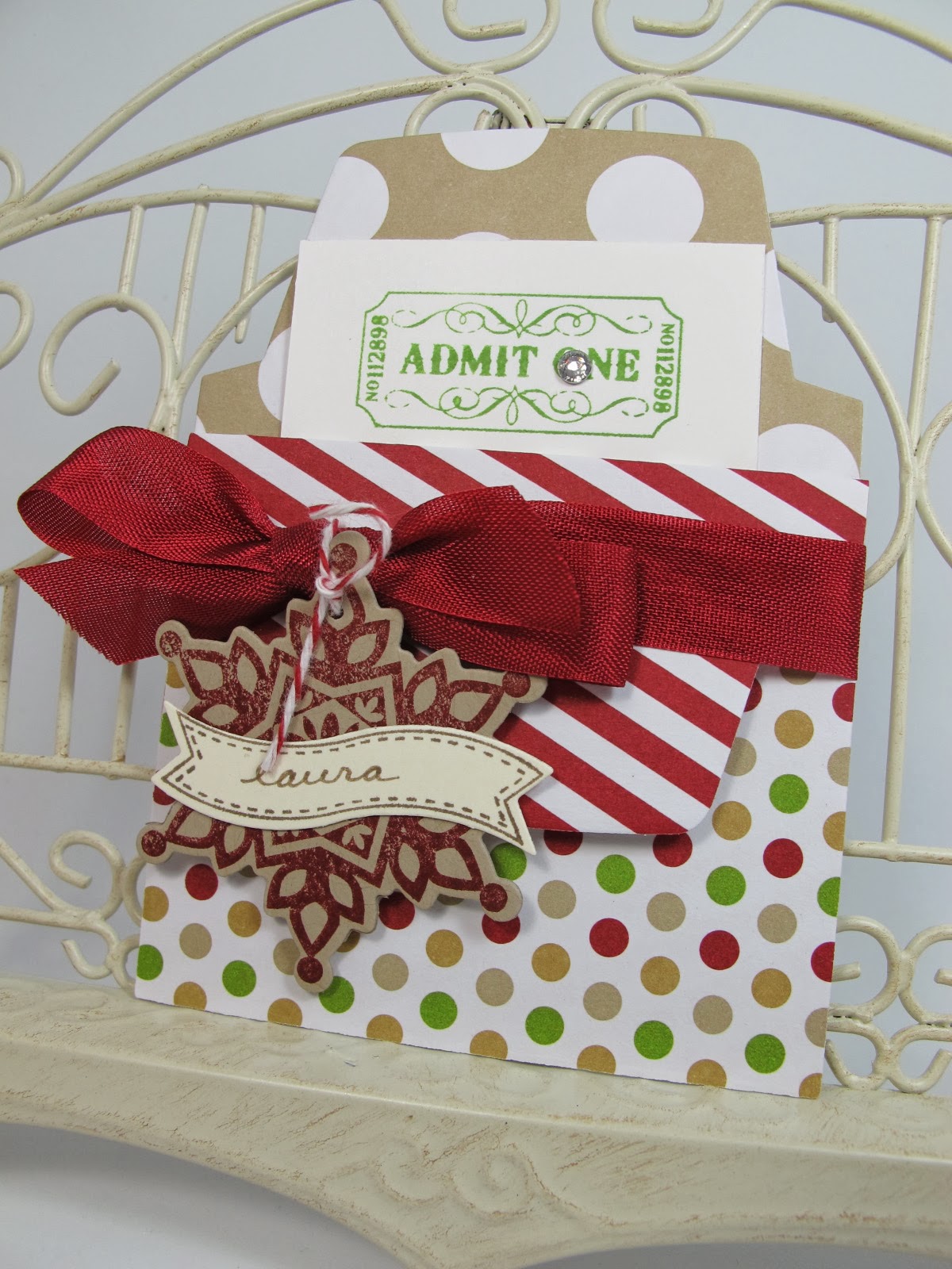 Papercrafts by Patti Gift Card Holder from Envelope Liner Framelits