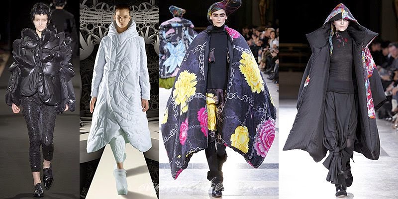 Fall Winter 2014 - 2015 Women's Duvet Coats Fashion Trends