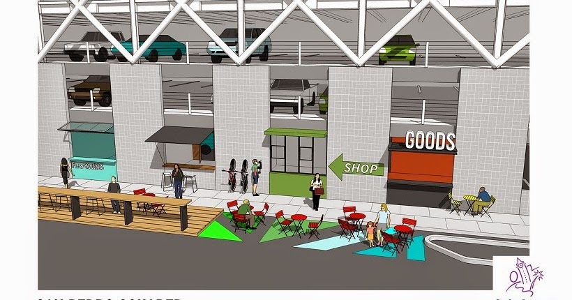 The San Jose Blog: New Retail Pads Coming to the San Pedro Garage!