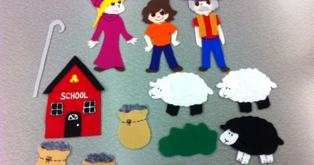 Blue Sheep Felt Board Story/Flannel Board/Imagination/Preschool One Sheep 
