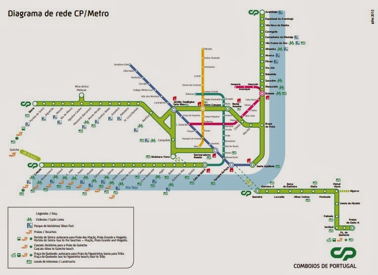 Rer linha Apeadeiro das Virtudes: MAPAS FERROVIÁRIOS