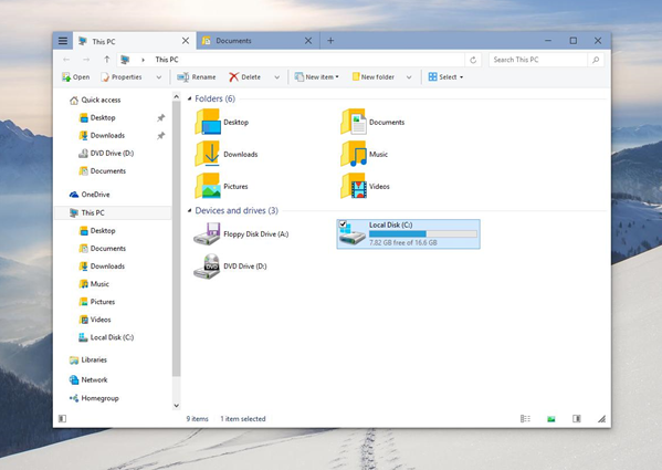 windows explorer windows 10