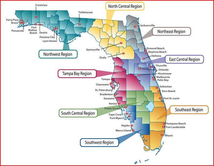 The Sunshine State Florida's Regions