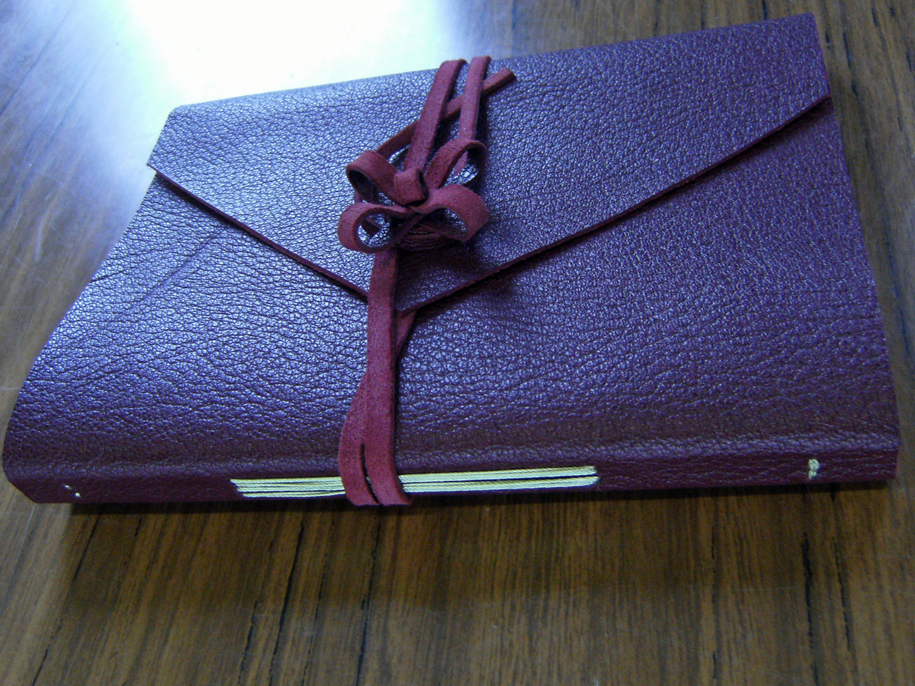 Lizzie Made Leather Love A Bookbinding Day at Knuston