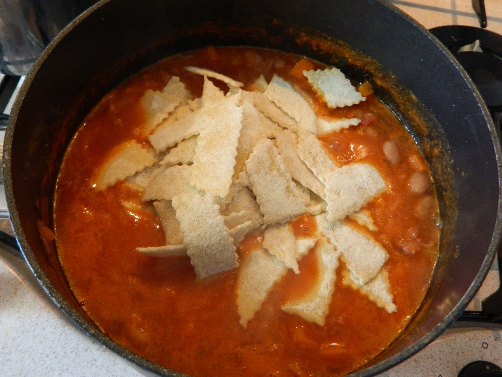 L'isola di Giada PASTA E FAGIOLI (con maltagliati di farro)
