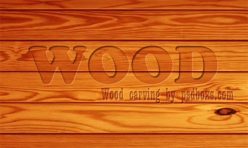 Create a Wood Carving Text In Photoshop