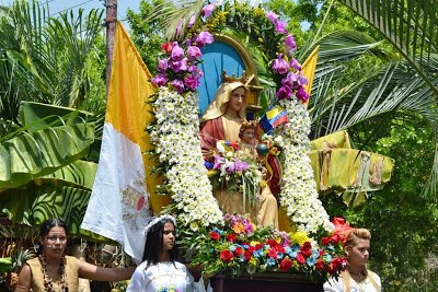 La Virgen de Coromoto, escolta de los Indios Coromotanos
