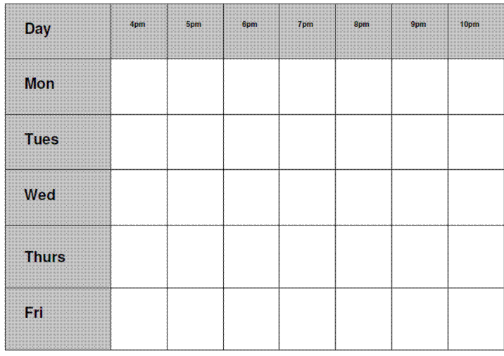 Weekly Revision Calendar : Blank revision timetable search results calendar Weekly Revision Calendar : Blank revision timetable search results calendar