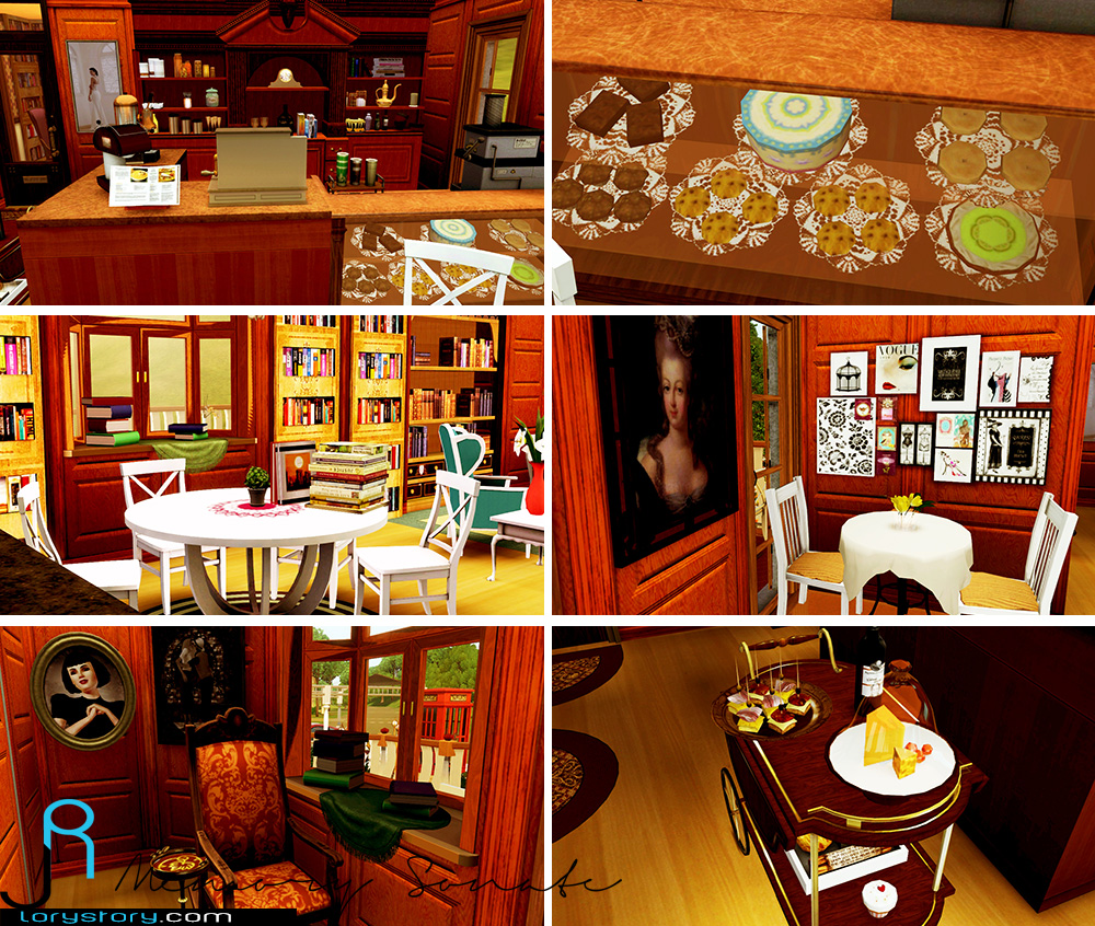 My Sims 3 Blog Royal Coffee Shop by Lory Story