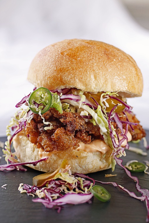 There's a Newf in My Soup! Bon Appetit Cook the Cover Fried Chicken