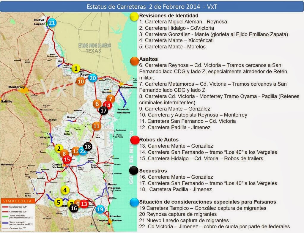  SITUACION ACTUAL DE LAS CARRETERAS EN TAMAULIPAS CARRETERAS+TAMAULIPAS+2+FEBRERO+2014