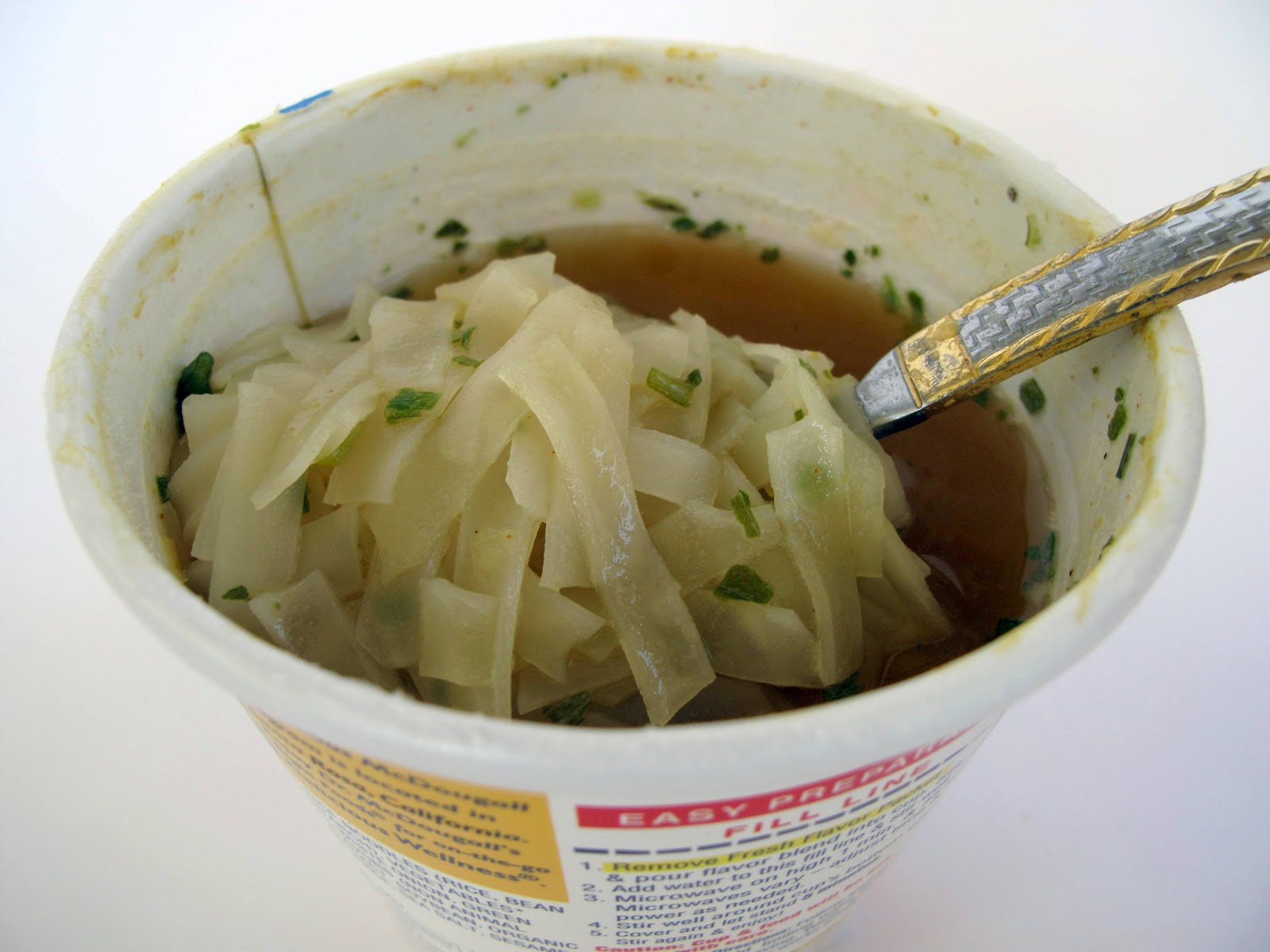The Laziest Vegans in the World Dr. McDougall's Spring Onion Noodle Soup