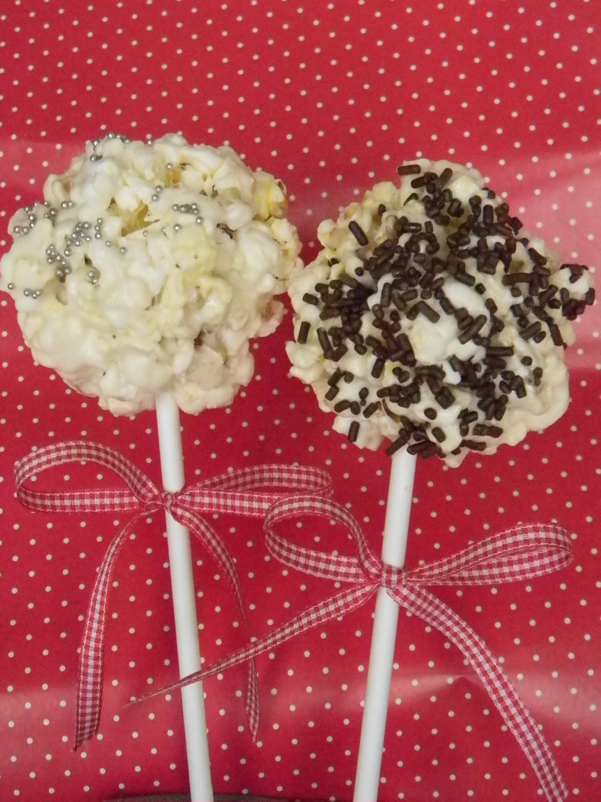 The Children's Nest Popcorn on a stick!