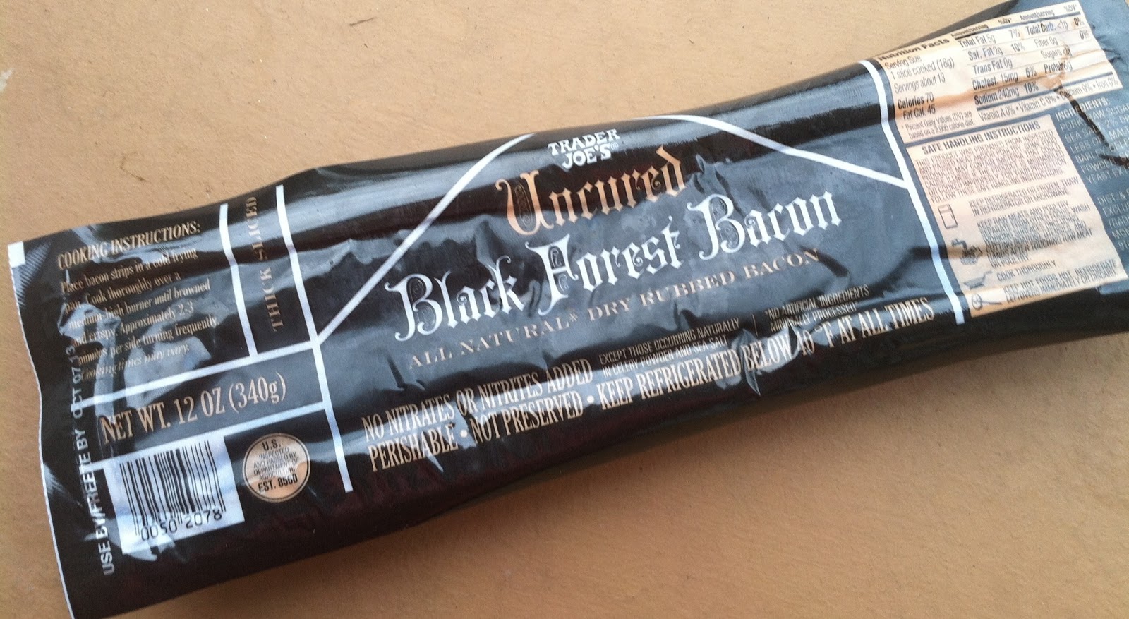 What's Good at Trader Joe's? Trader Joe's Uncured Black Forest Bacon