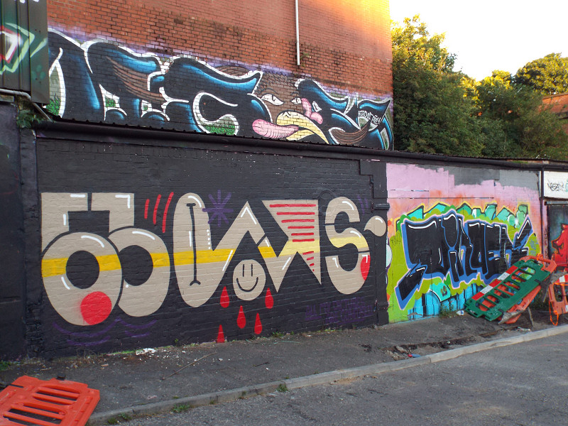 Photographs Of Newcastle Ouseburn Street Art and Graffiti