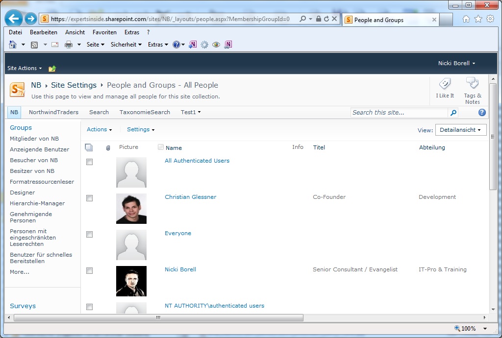 SharePoint Talk Generate a SharePoint list with all user information