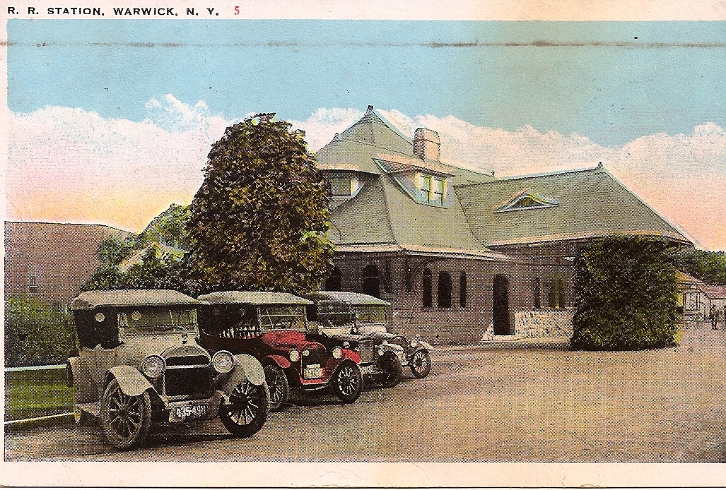 Images of Warwick New York L. & H. RR Station, Village of Warwick