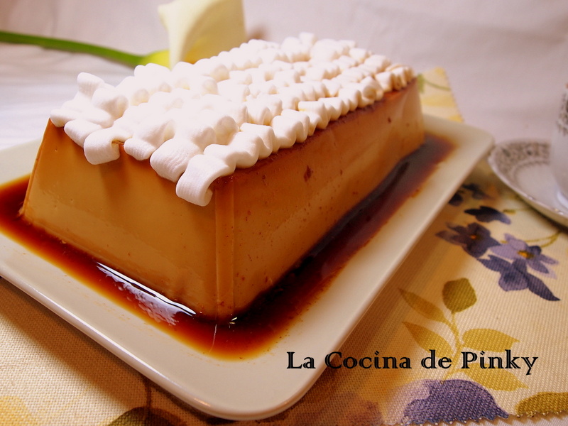 Flan De Turron De Yema