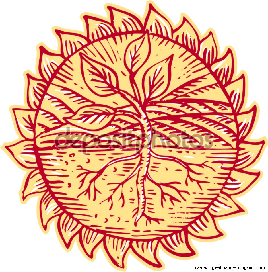 Plant Roots Field Sun Etching — Stock Vector © patrimonio 70458351 Plant Roots Field Sun Etching — Stock Vector © patrimonio 70458351