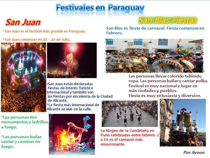 Paraguay: Festivales