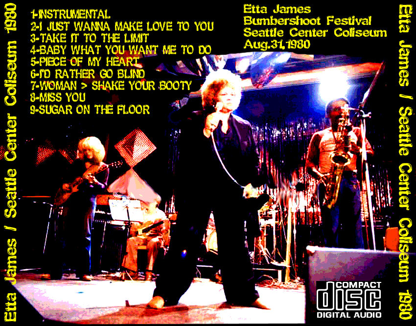 Reliquary Etta James 1980 08 31 Bumbershoot Festival