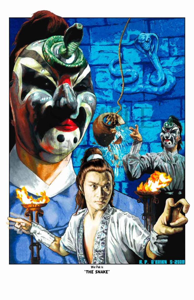 THE FIVE VENOMS &quot;THE SNAKE&quot; 11x17&quot; Click on TEXT for