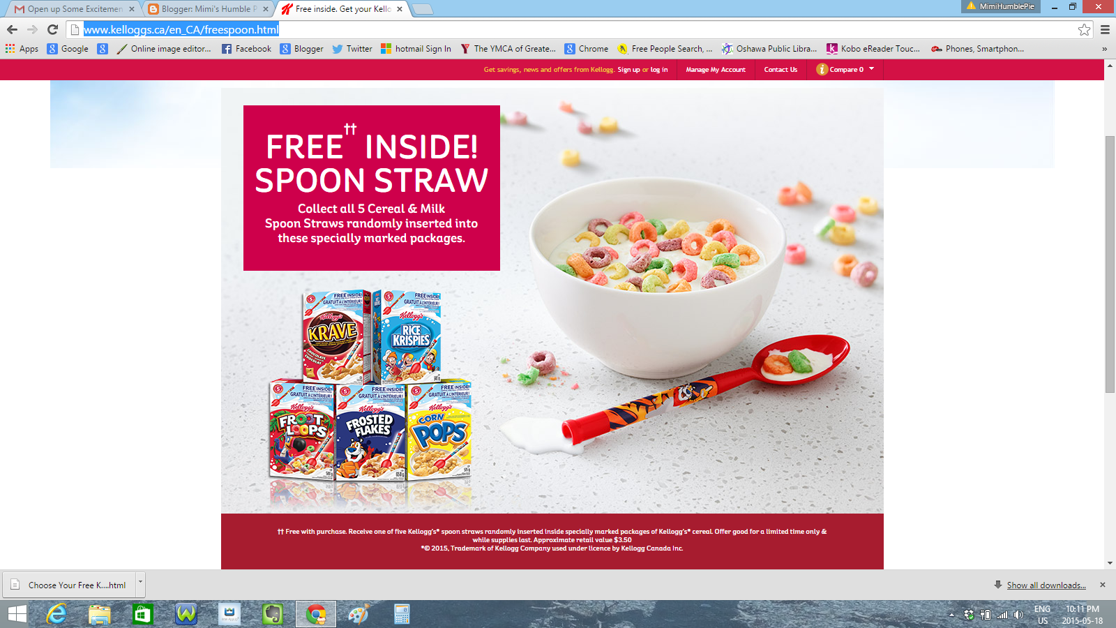Bringing Fun to Your Kellogg's Cereal With the Spoon Straw Promo Sponsor